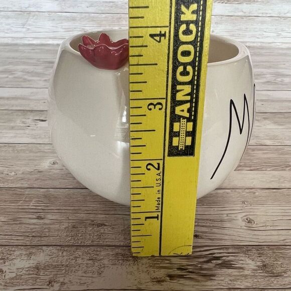 Rae Dunn Artisan Collection by Magenta Coffee Mug Crown Queen Cream Pink Ceramic - Picture 5 of 10